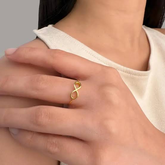 Infinity Loop Ring - Zavyra Jewels (3)