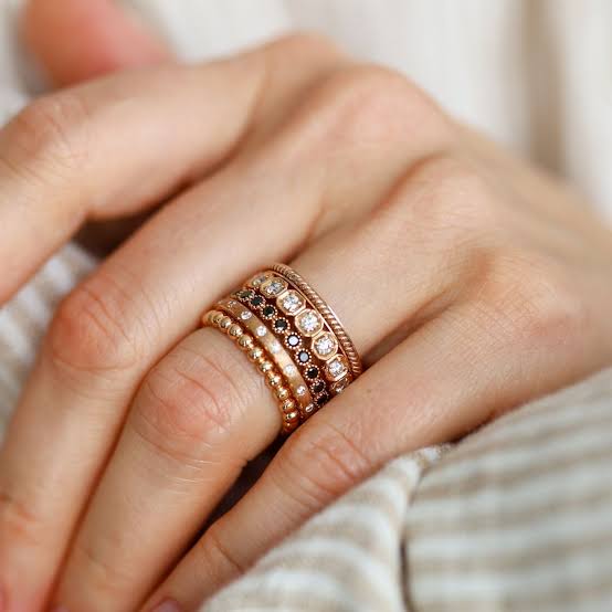 Royal Crystal Stackable Ring Set - Zavyra Jewels (4)