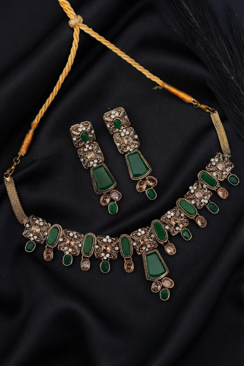 Stone Necklace Set