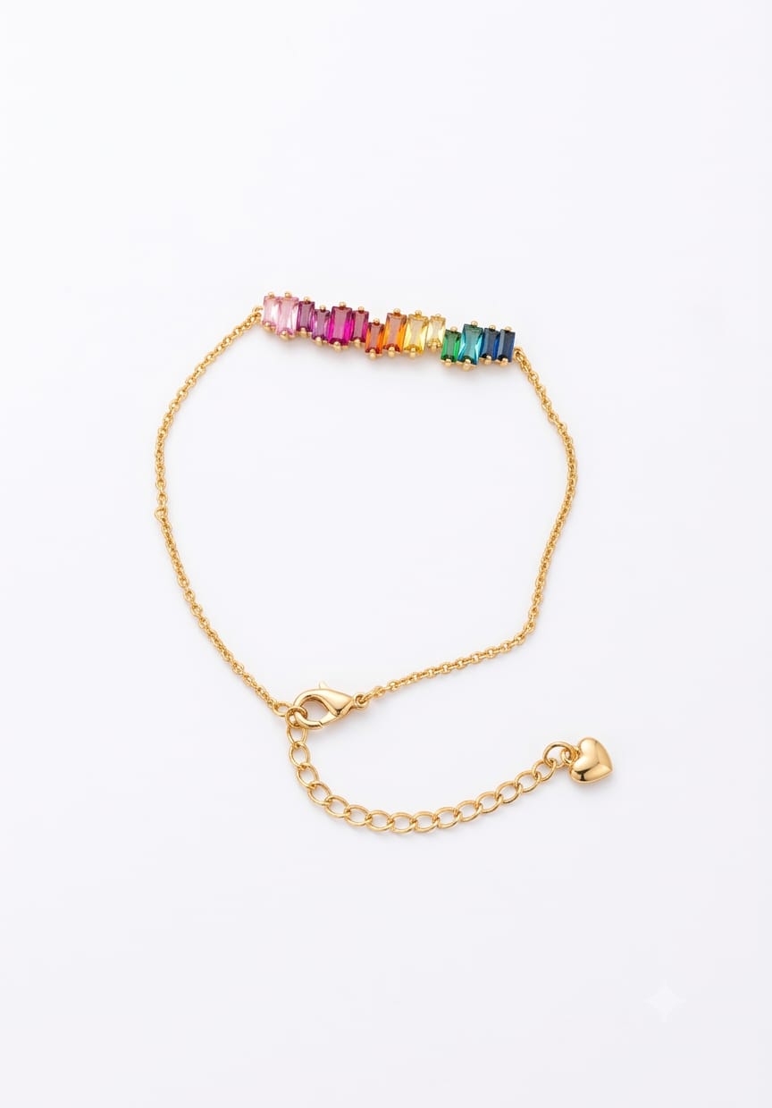 Rainbow Luxe Crystal Bracelet