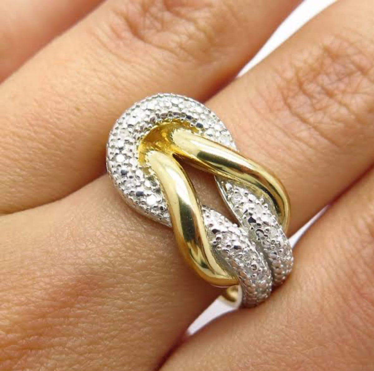 Interlocking Luxe Knot Ring