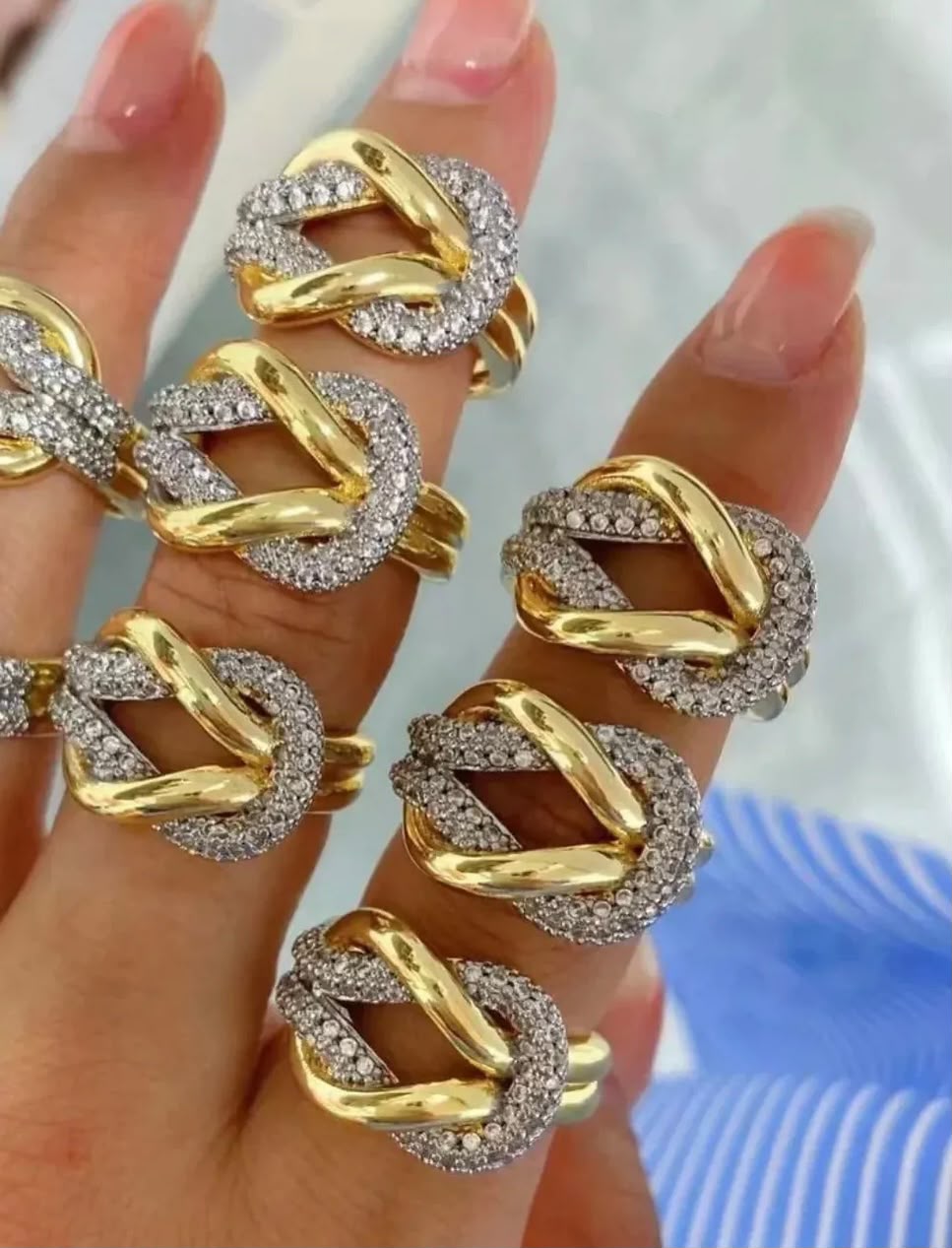 Interlocking Luxe Knot Ring