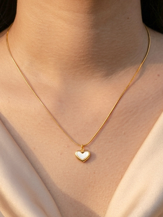 White Heart Jewelry Set - Zavyra Jewels (2)