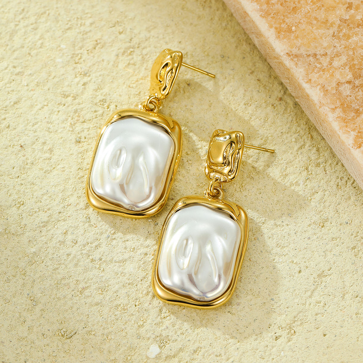 Baroque Pearl Drop Earrings