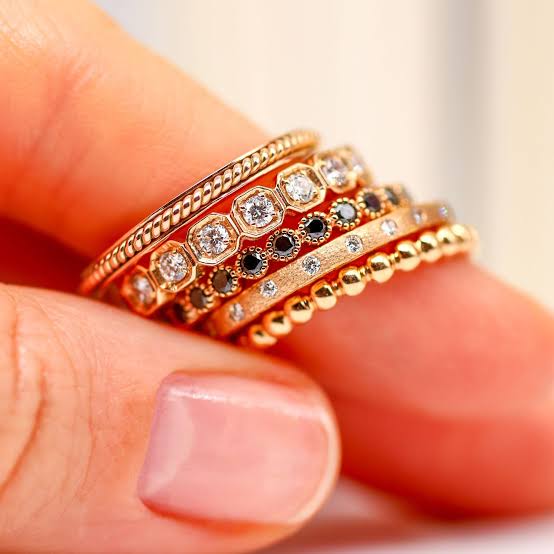 Royal Crystal Stackable Ring Set - Zavyra Jewels (3)