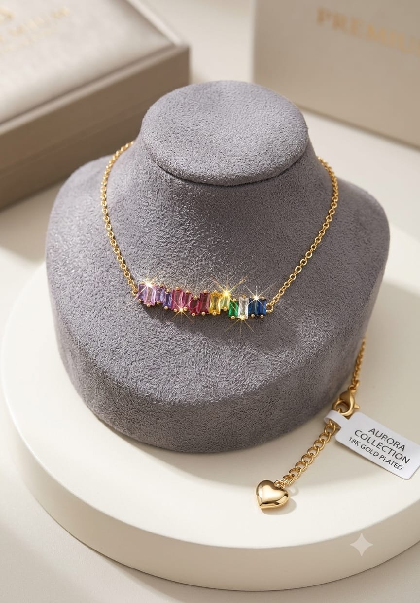 Rainbow Luxe Crystal Bracelet
