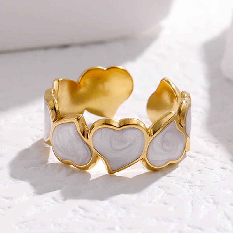 Ivory Luxe Duo Rings