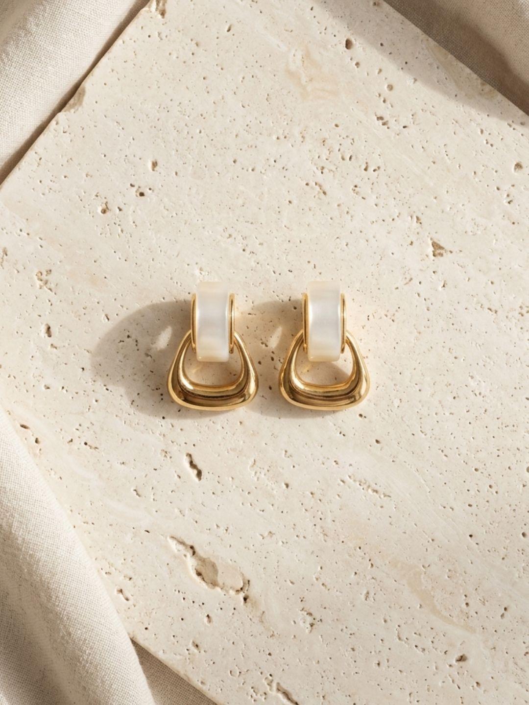 Amber Luxe Duo Earrings