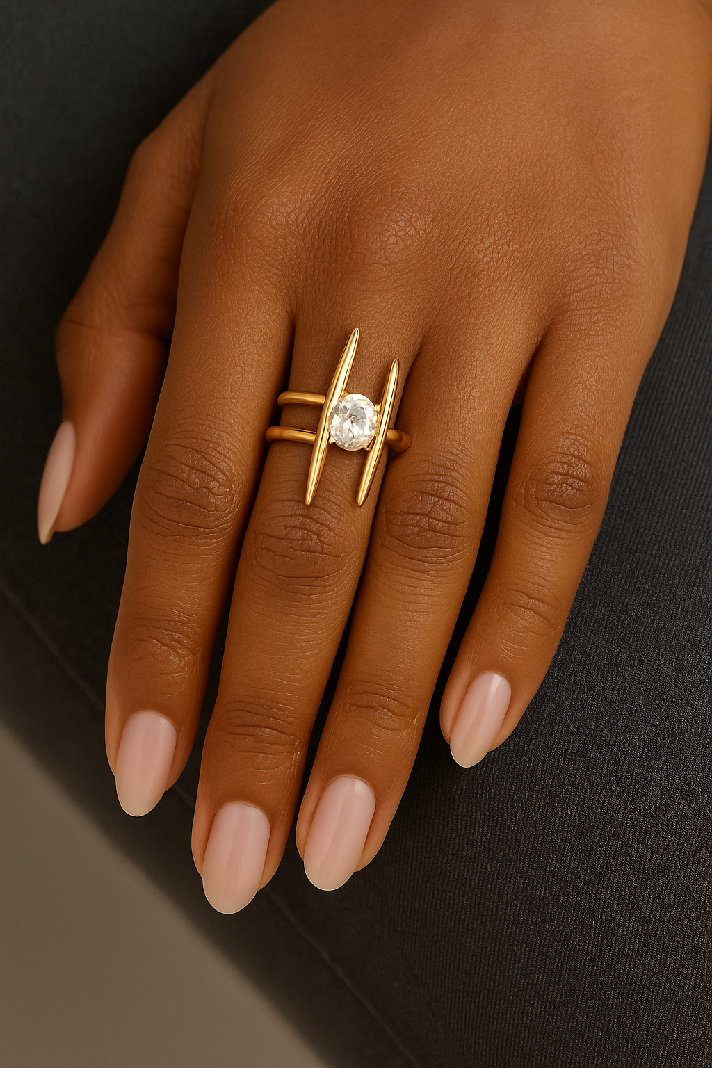 Stackable Stainless Steel Ring - Zavyra Jewels