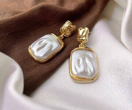 Baroque Pearl Drop Earrings