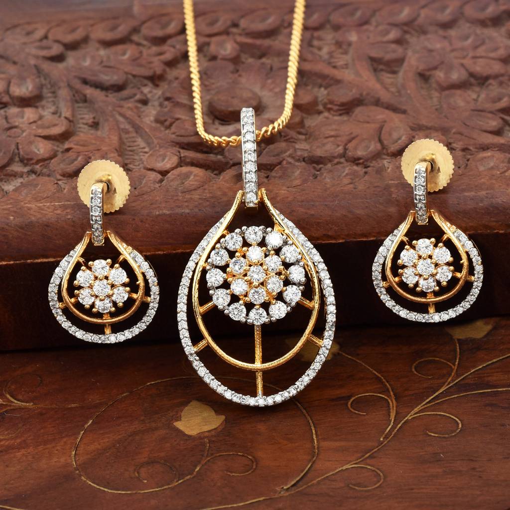 Royal Bloom Teardrop Jewelry Set - Zavyra Jewels