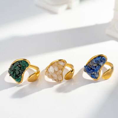 Nature Luxe Gemstone Statement Ring