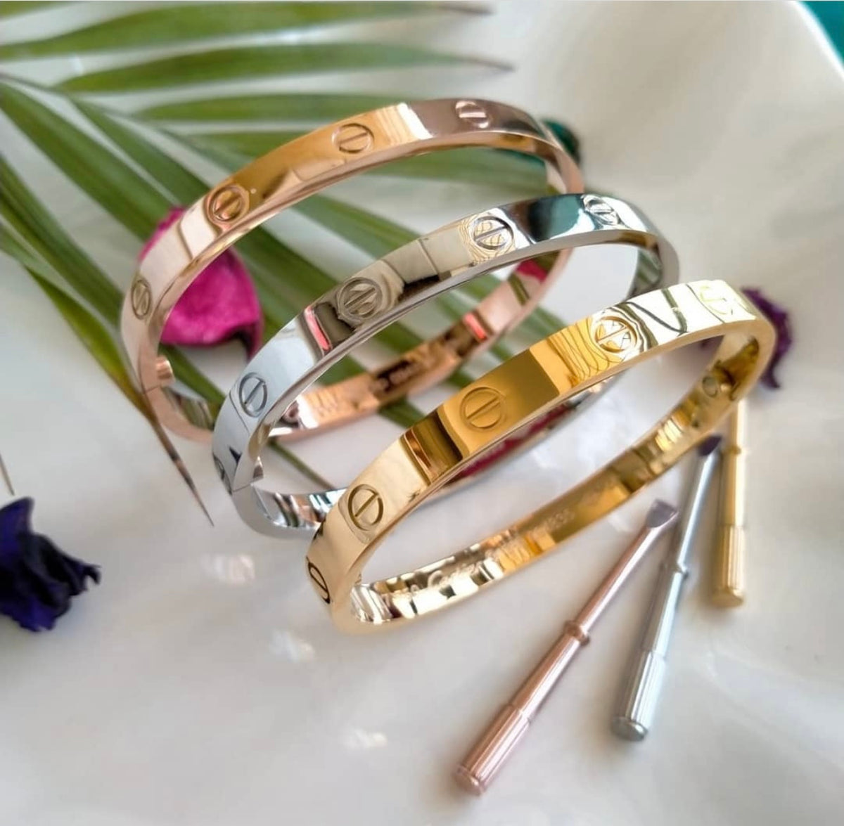 Cartier-Inspired Luxury Bracelet - Zavyra Jewels (6)