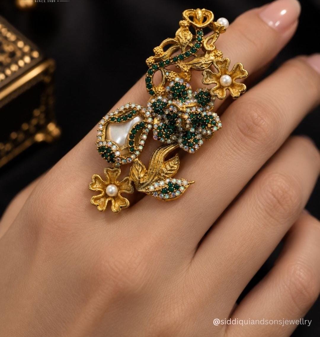 Turkish Style Heritage Ring - Zavyra Jewels