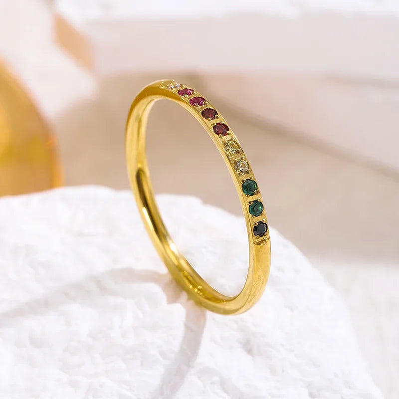 Rainbow Luxe Gemstone Cuff