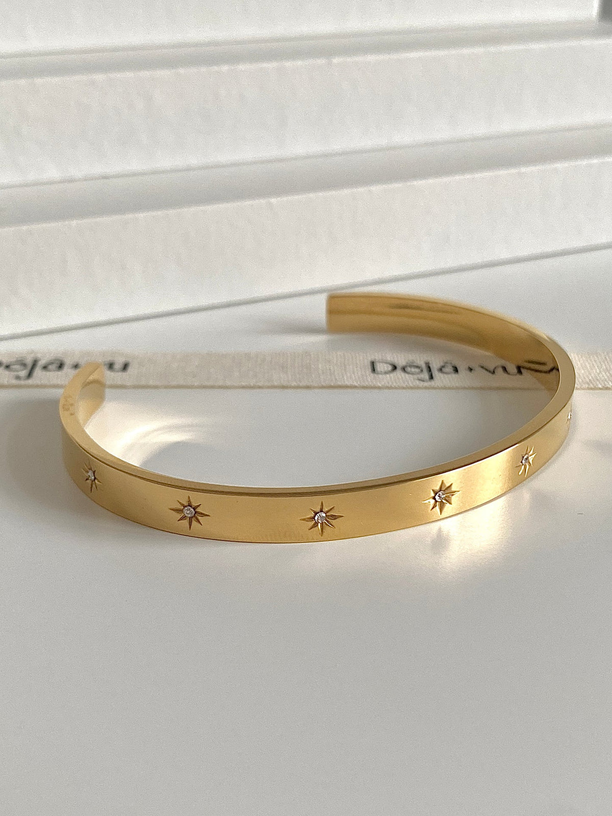 Starlight Cuff Bracelet - Zavyra Jewels (3)