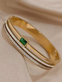 Emerald Luxe Diamond Bangles