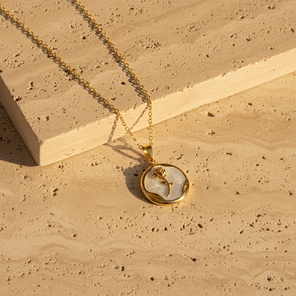 Pearl Bloom Pendant Necklace
