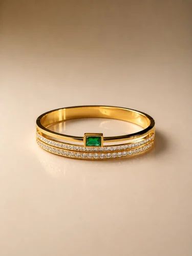 Emerald Luxe Diamond Bangles