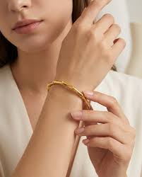 Bamboo Cuff Bracelet - Zavyra Jewels (9)