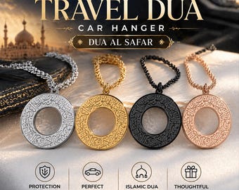 Dua Al Safar Car Hanger - Zavyra Jewels (2)