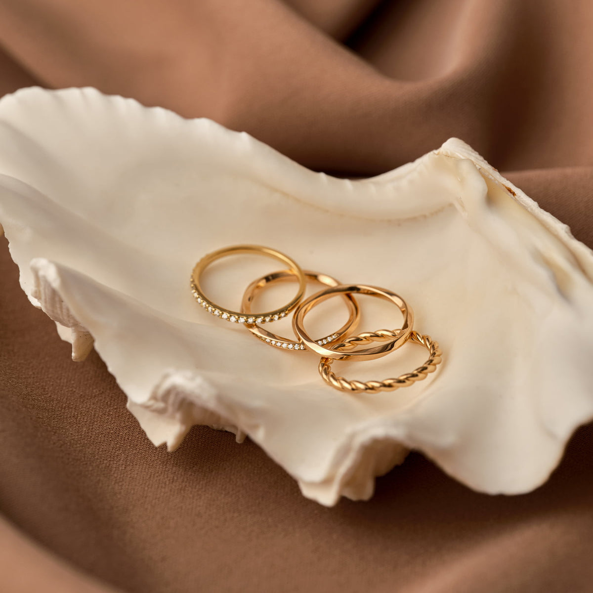 Royal Crystal Stackable Ring Set - Zavyra Jewels