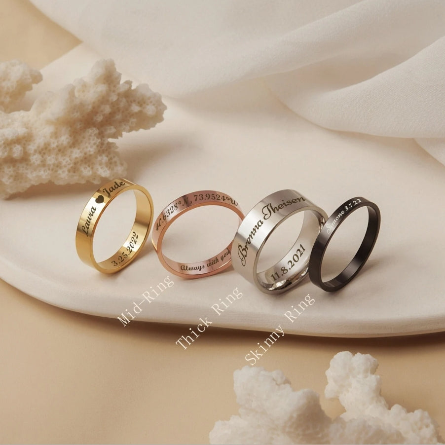 Custom Inner Engraved Bracelet - Zavyra Jewels