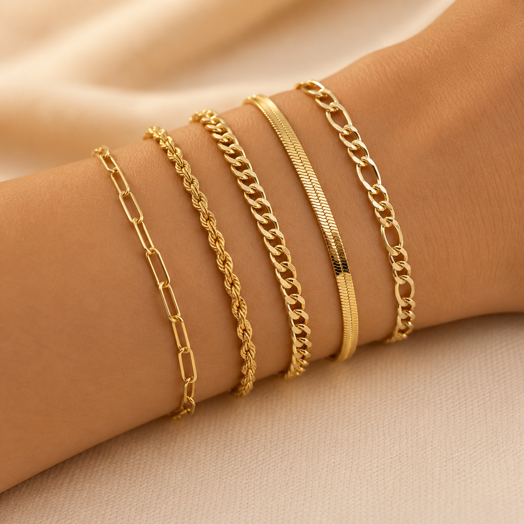 Royal Gold Bracelet Collection