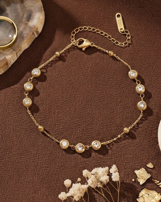Celeste Crystal Bead Bracelet - Zavyra Jewels