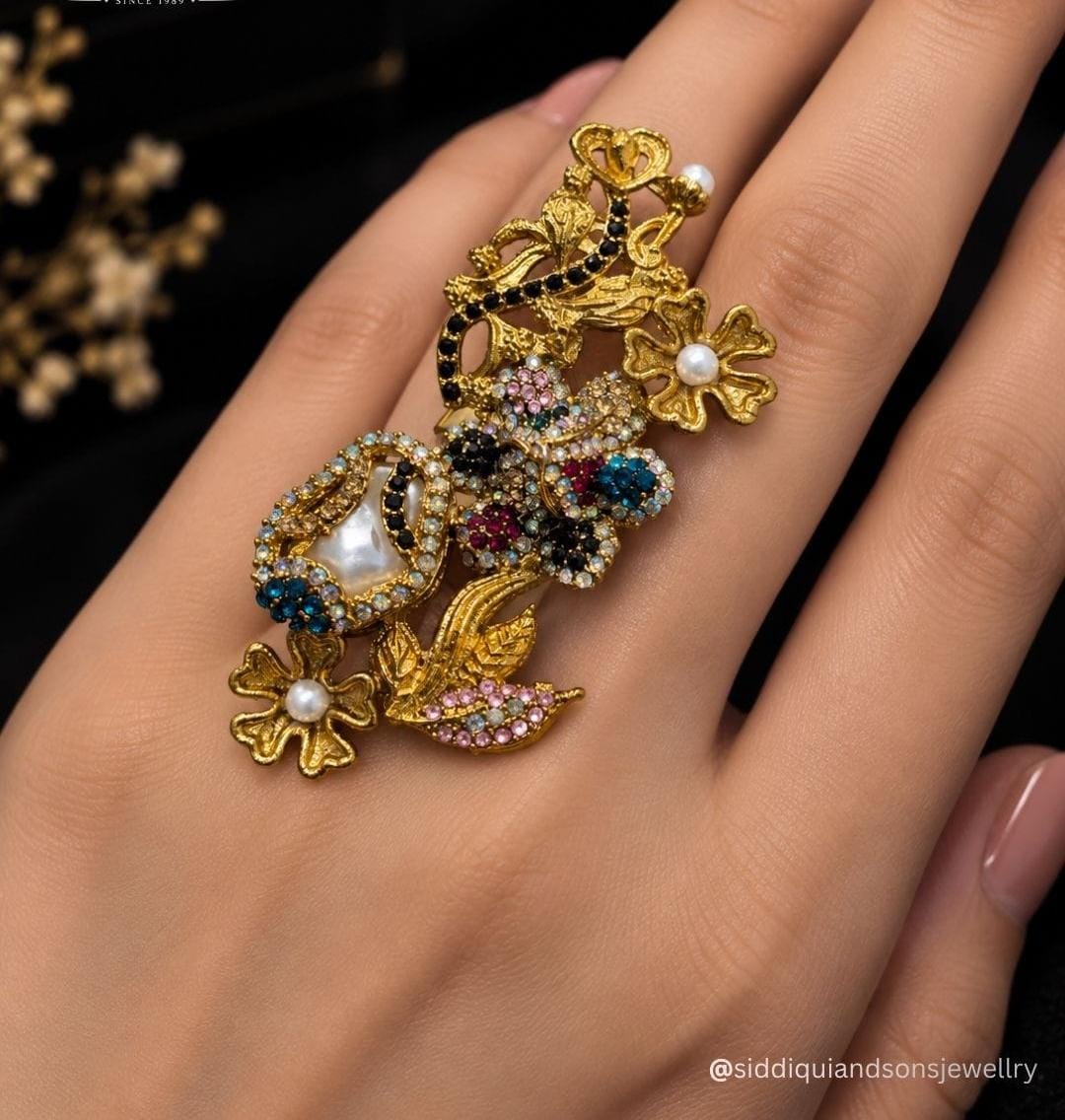 Turkish Style Heritage Ring - Zavyra Jewels