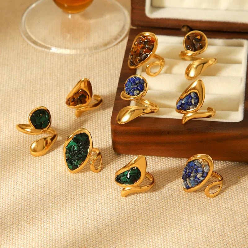 Nature Luxe Gemstone Statement Ring