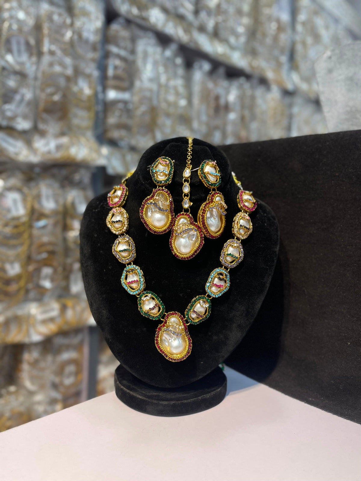 Turkish Pearl Jewelry Set - Zavyra Jewels
