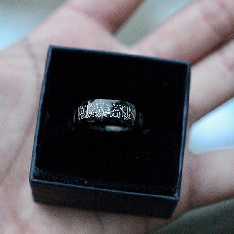 Kalma Tayyaba Engraved Ring - Zavyra Jewels (4)