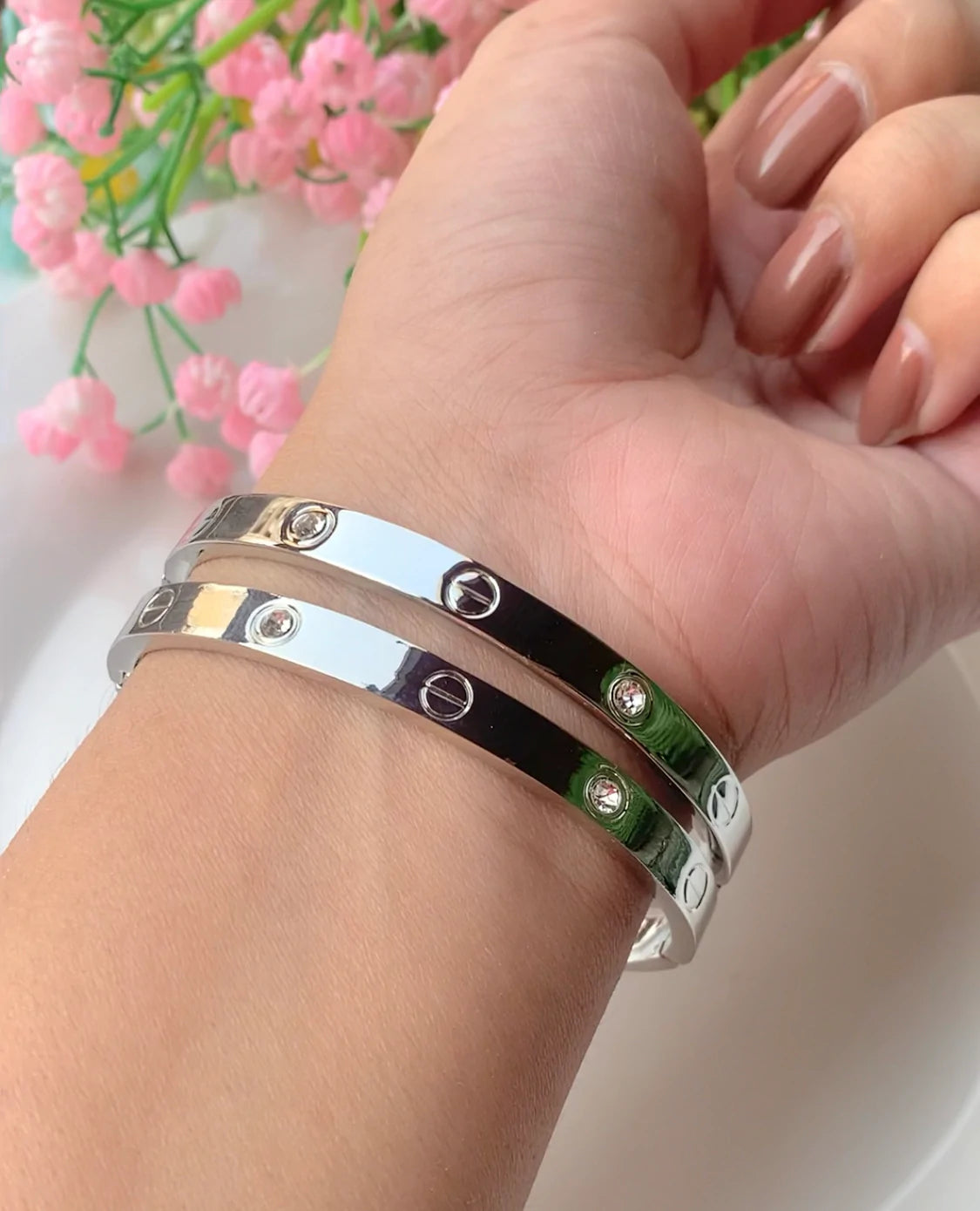 Cartier-Inspired Luxury Bracelet - Zavyra Jewels (5)