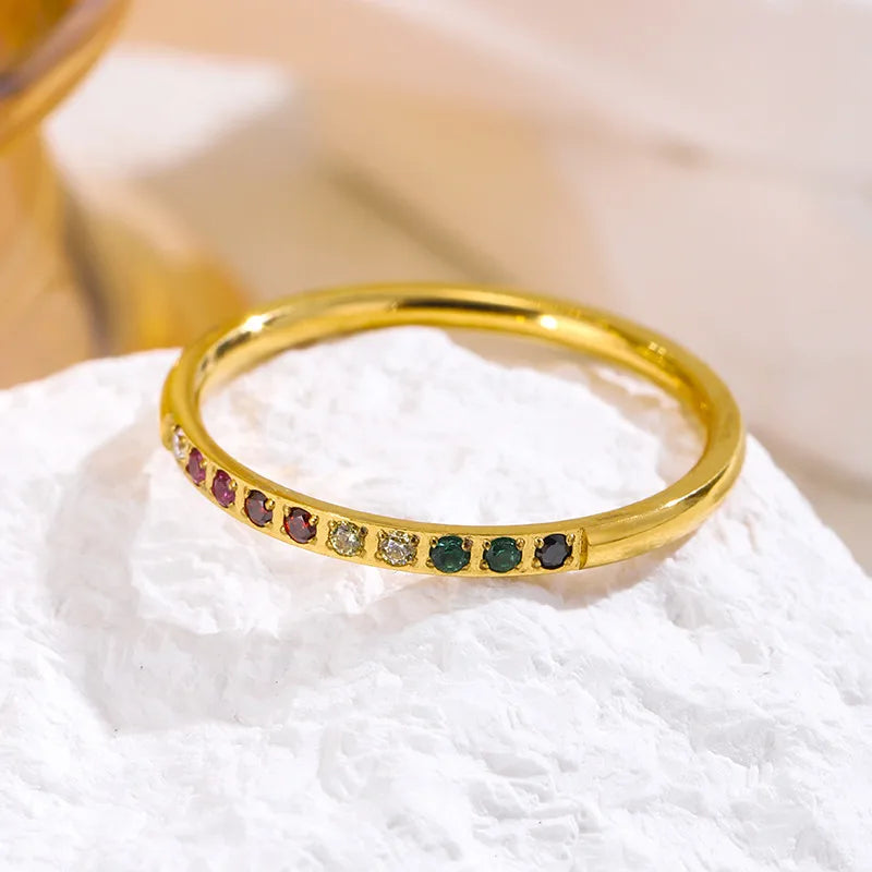Rainbow Luxe Gemstone Cuff