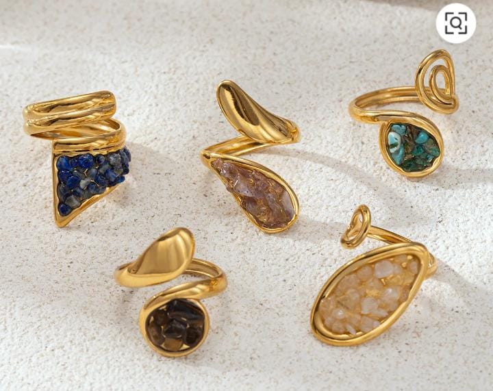 Nature Luxe Gemstone Statement Ring