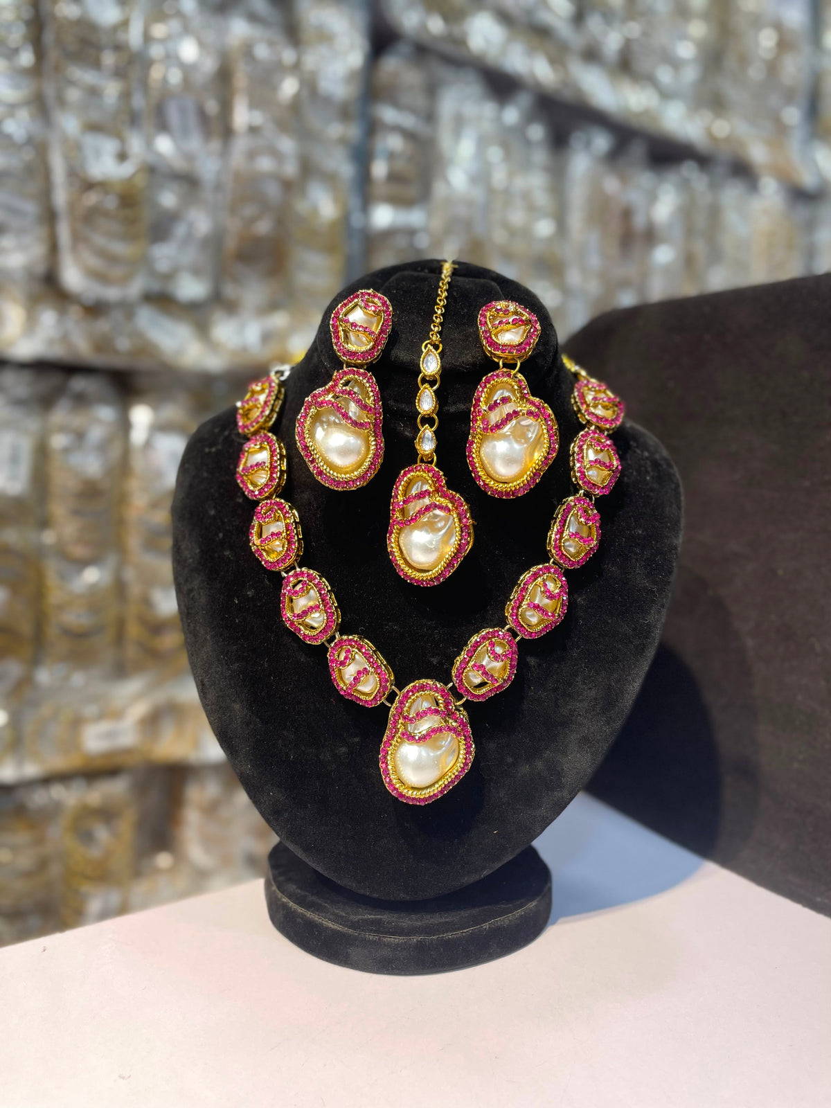 Turkish Pearl Jewelry Set - Zavyra Jewels