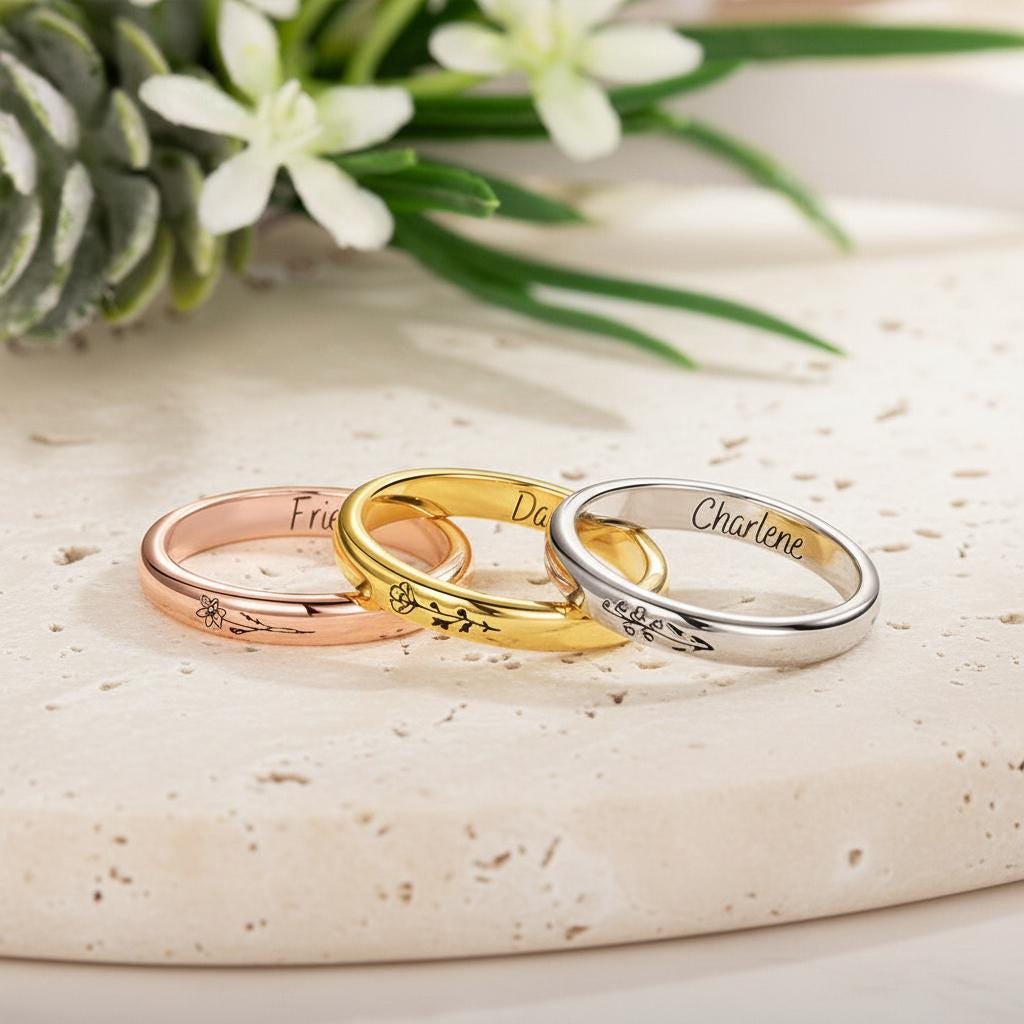 Custom Inner Engraved Bracelet - Zavyra Jewels (3)