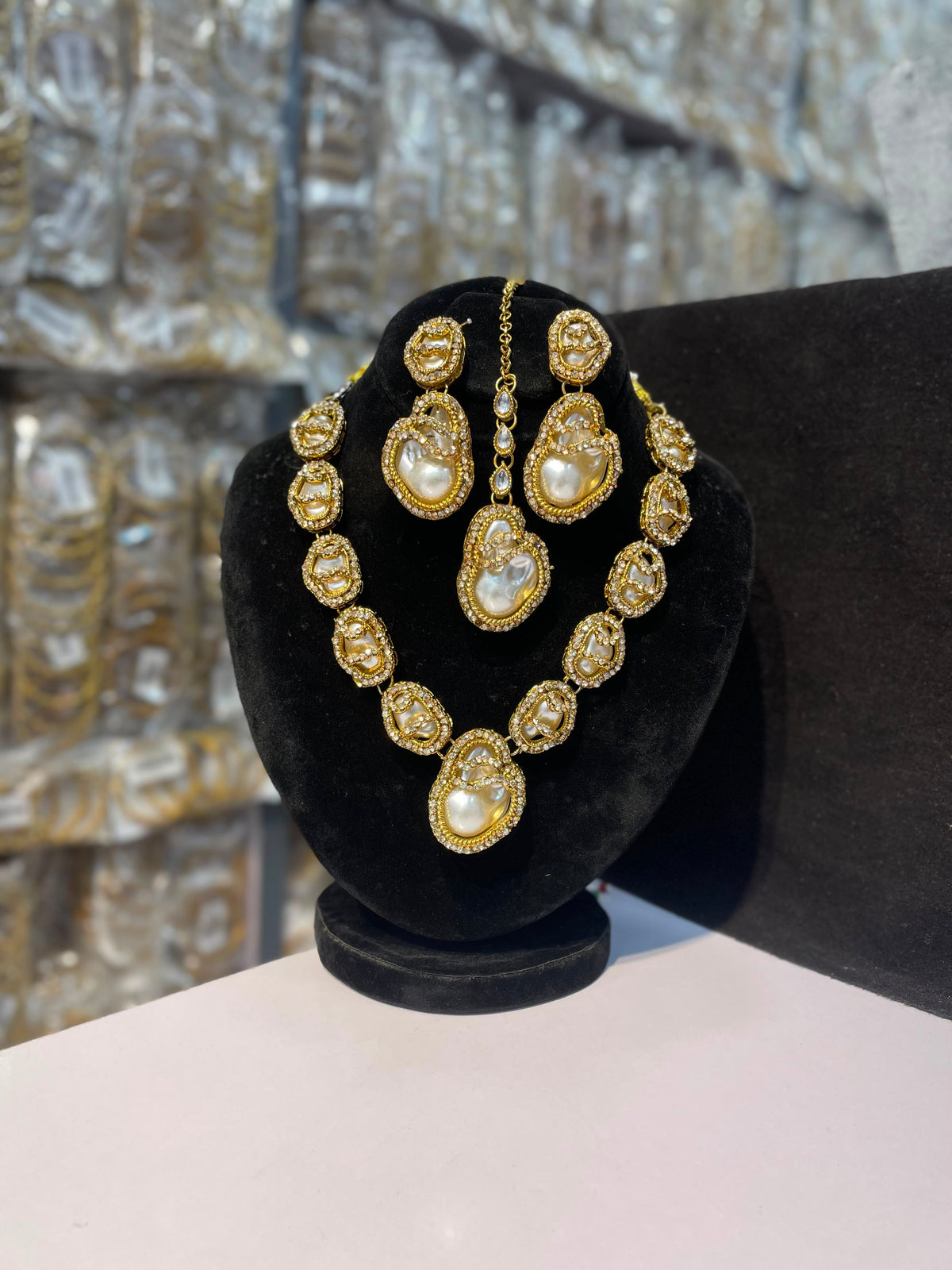 Turkish Pearl Jewelry Set - Zavyra Jewels