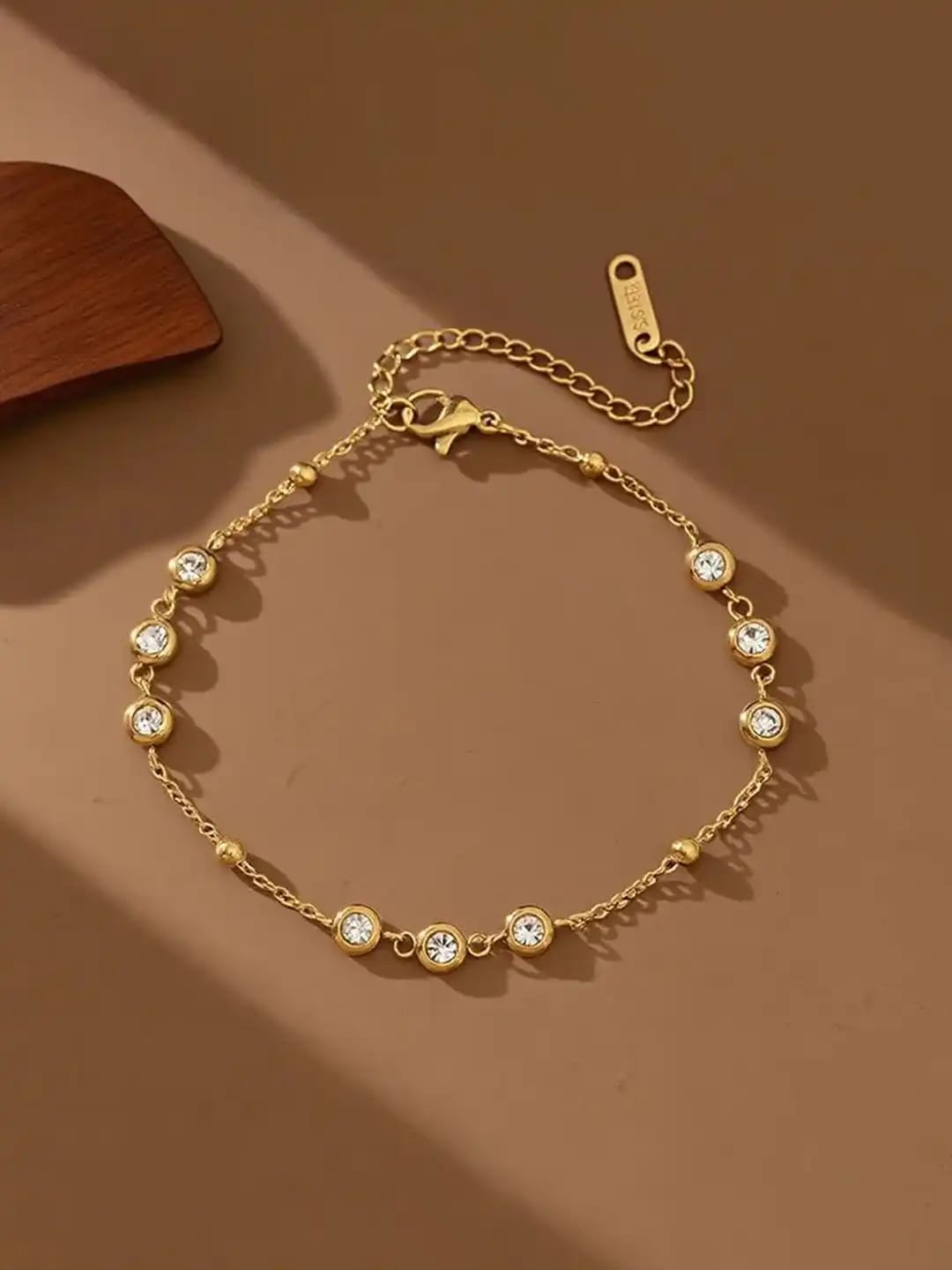 Celeste Crystal Bead Bracelet - Zavyra Jewels