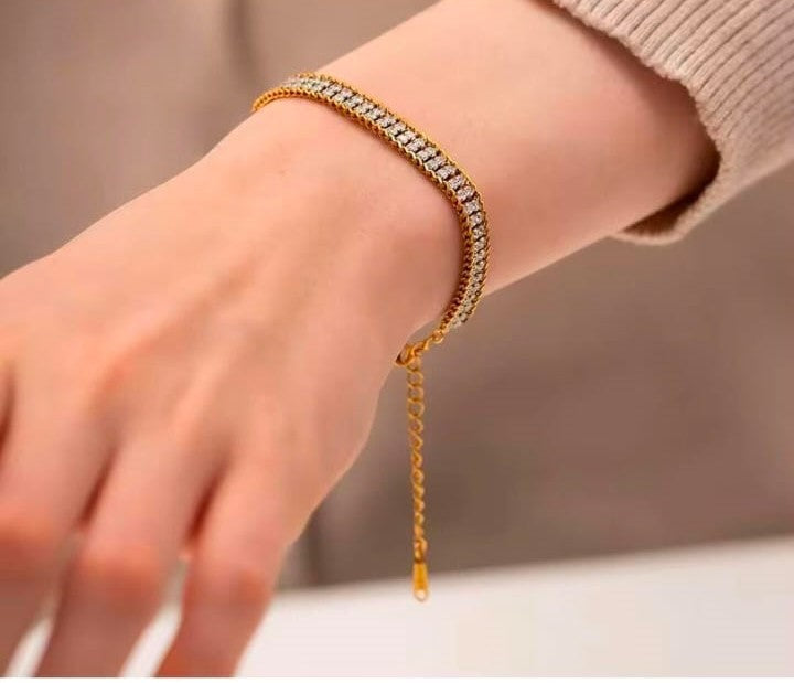 Rhinestone Bracelet - Zavyra Jewels
