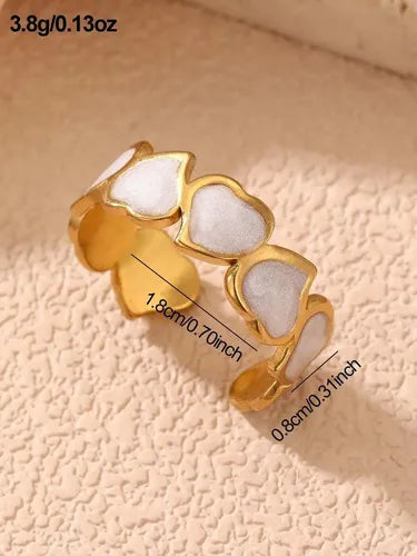 Ivory Luxe Duo Rings