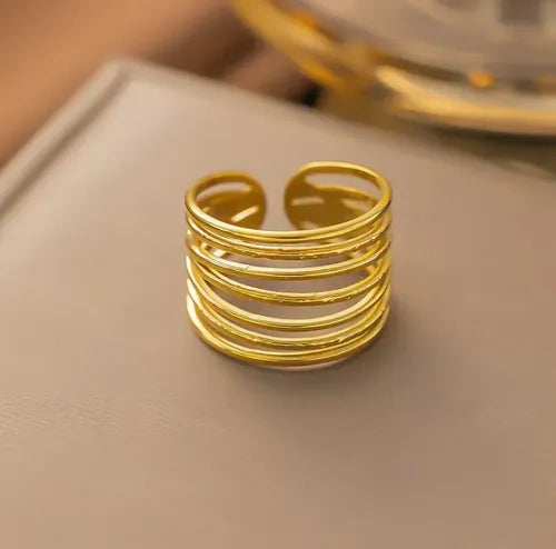 Multi-Layer Adjustable Ring - Zavyra Jewels