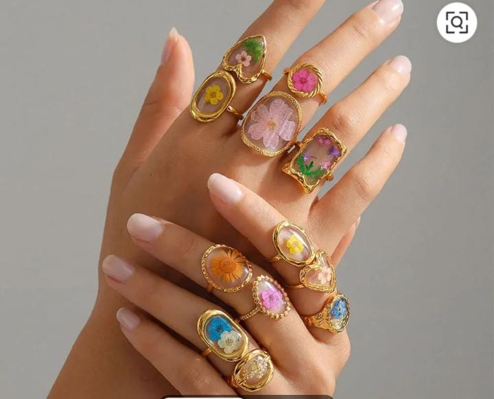 Eternal Bloom Floral Rings