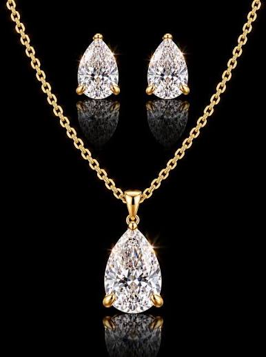 Teardrop Crystal Elegance Set