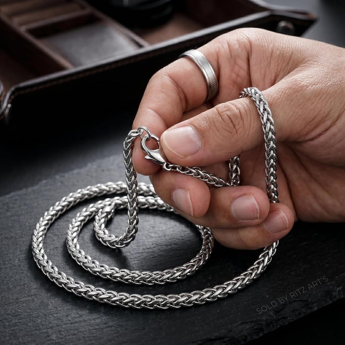 Royal Braided Rope Chain - Zavyra Jewels