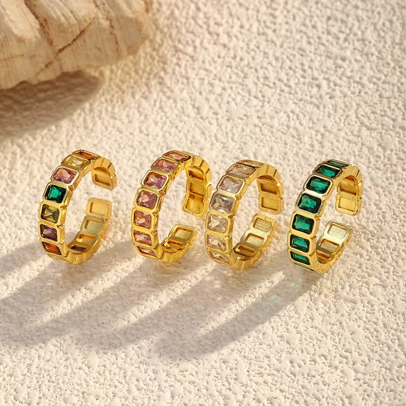 Rainbow Luxe Gemstone Ring