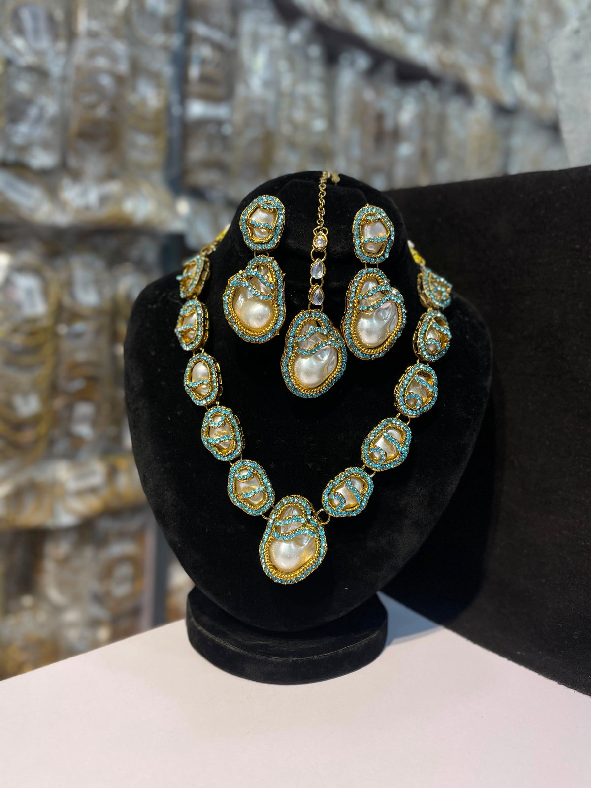 Turkish Pearl Jewelry Set - Zavyra Jewels