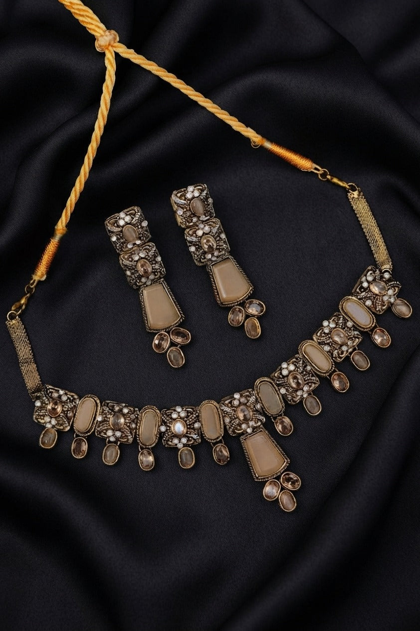 Stone Necklace Set