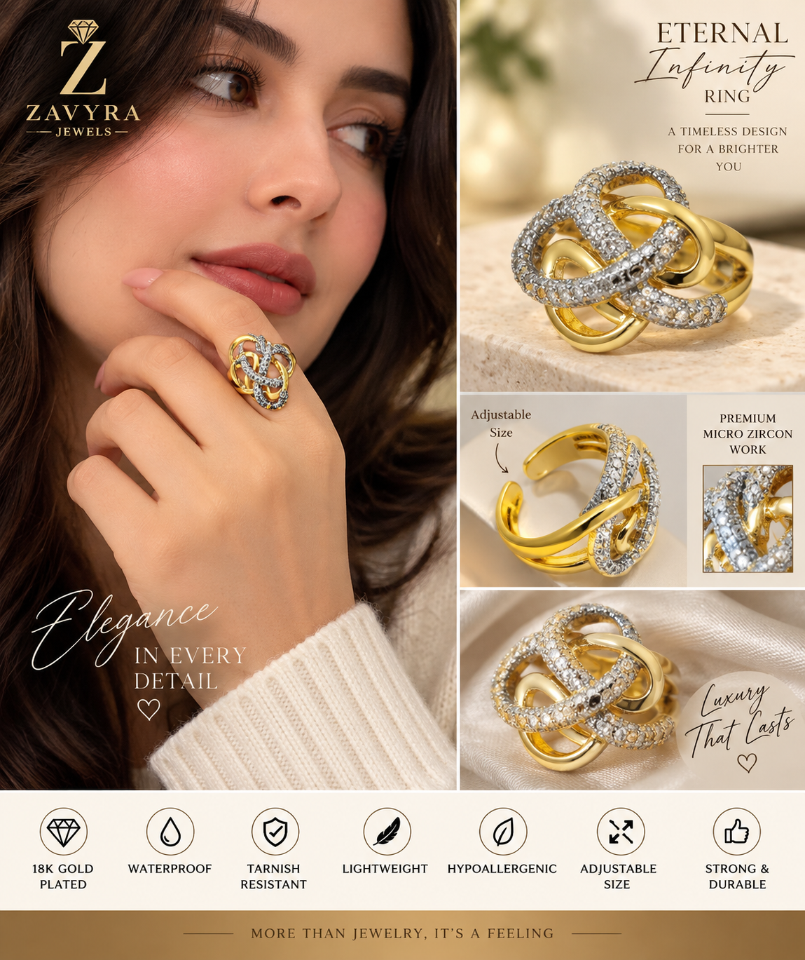 Eternal Infinity Luxe Ring